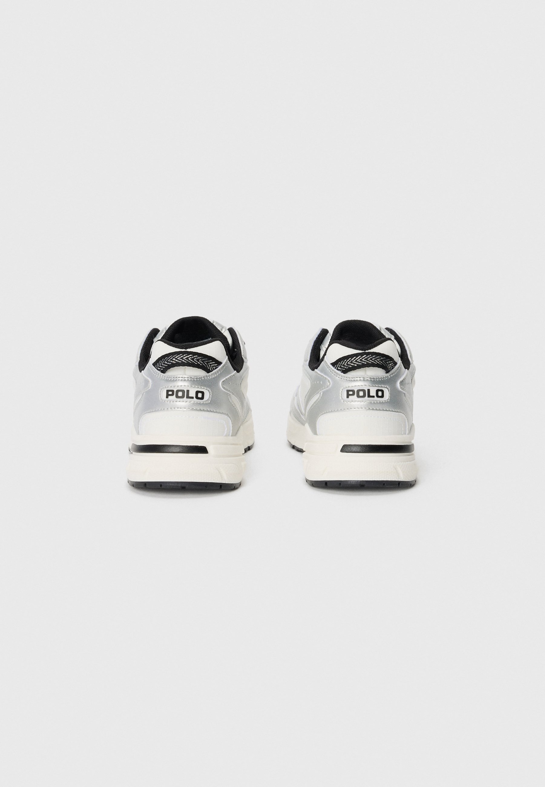 Polo Ralph Lauren TRACKSTER 275 UNISEX - Trampki - białe/srebrne