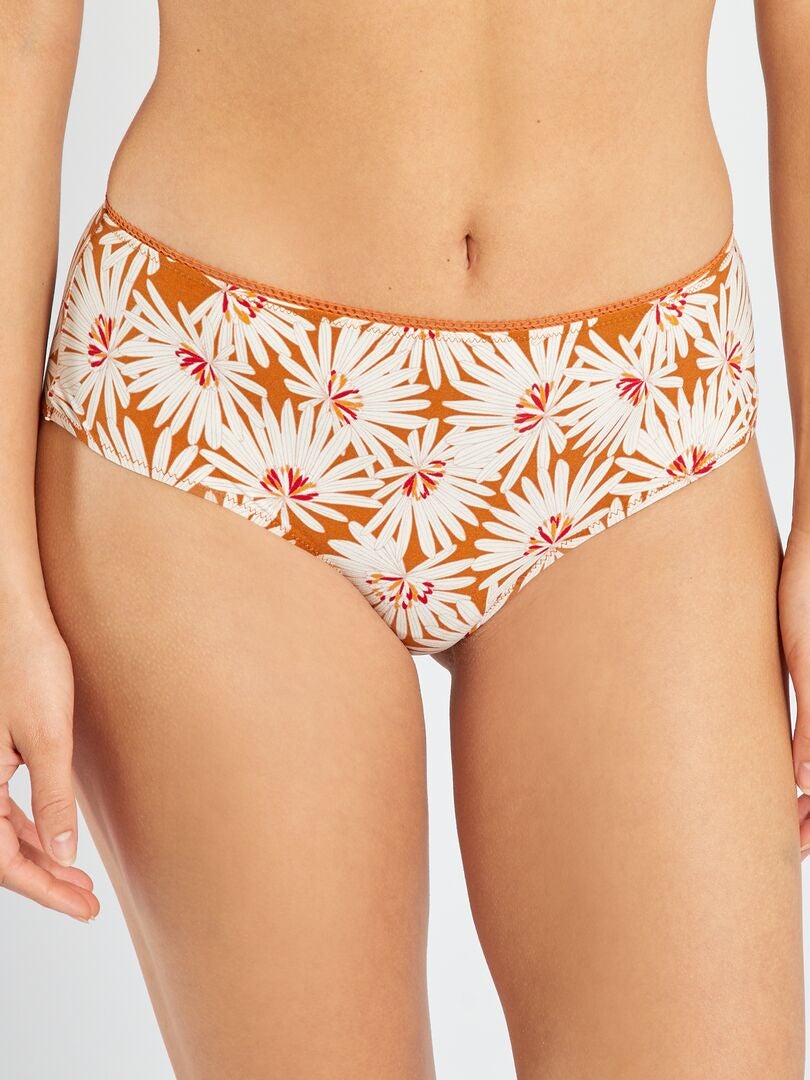 Culotte van microvezel 'Sans Complexe' - ORANJE