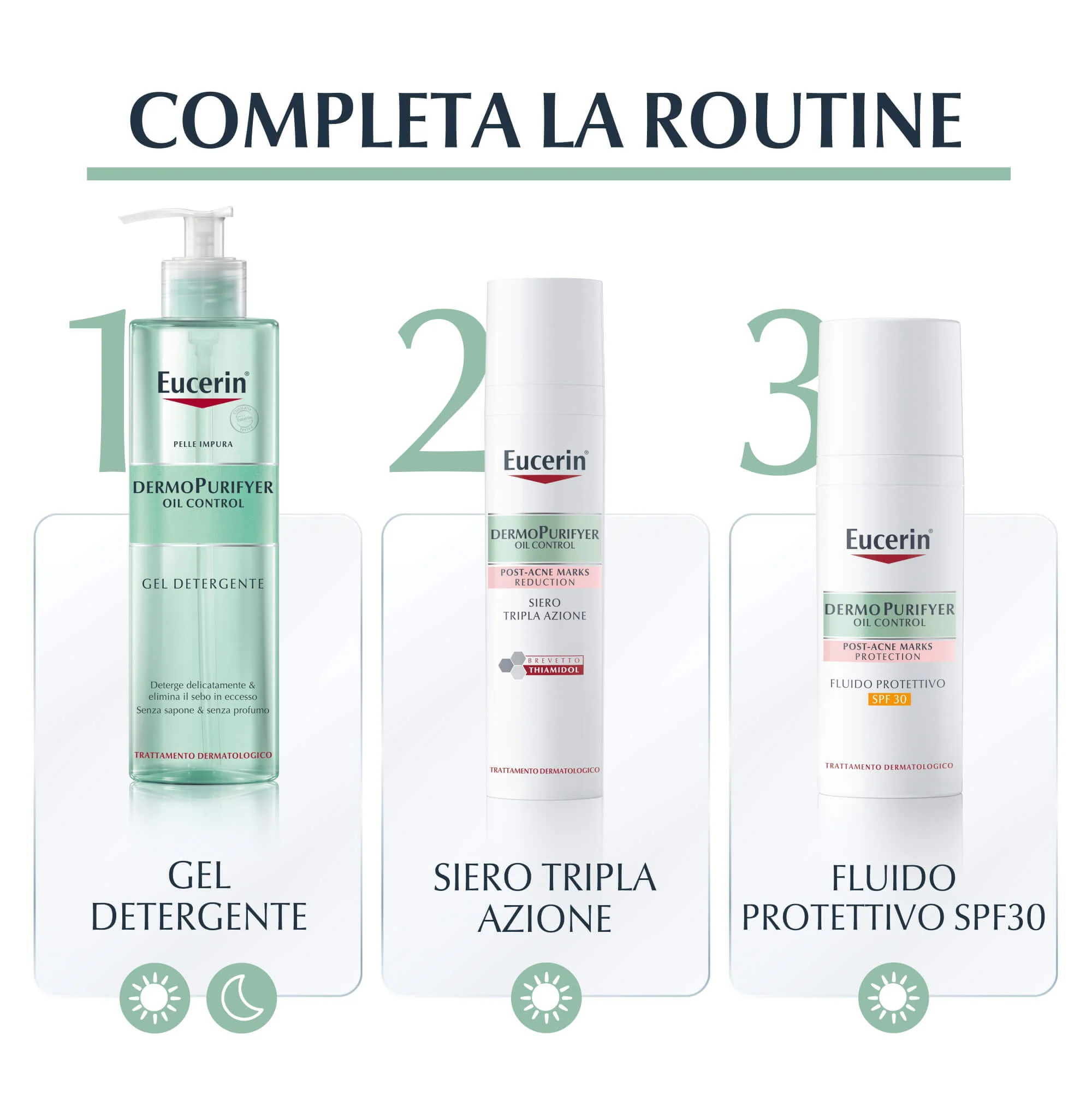 DermoPurifyer Oil Control Siero Tripla Azione - Siero viso effetto globale