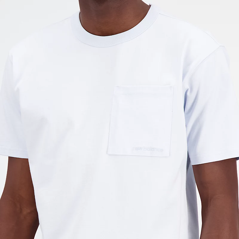 NB Athletics Herren-T-Shirt „Nature State“ mit kurzen Ärmeln – Eisblau