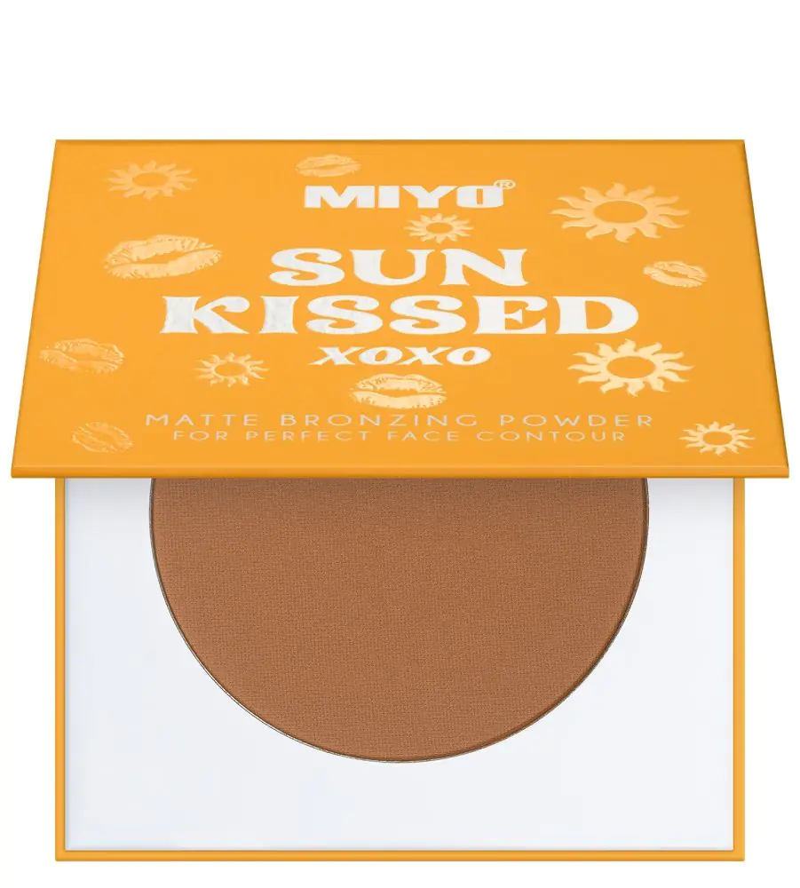 Miyo Matt Bronzing Powder Sun Bronzer do twarzy, 01 Warm Bronze