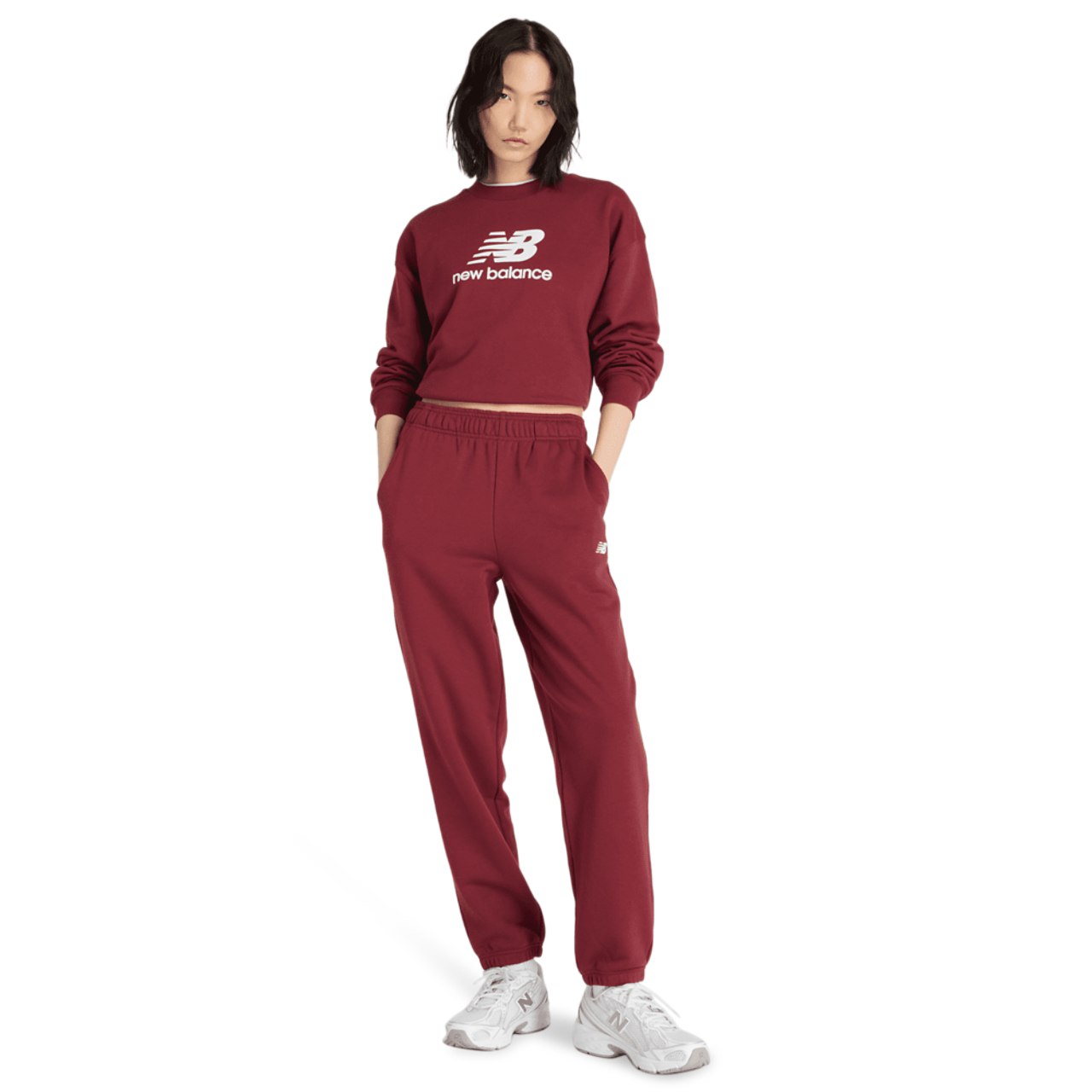 New Balance Sport Essentials French Terry-trøje med logo