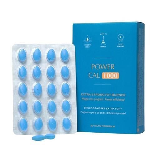 CLEMASCIENCE POWER CAL 1000, suplemento alimenticio extra fuerte para quemar grasa, 60 comprimidos, 30 días