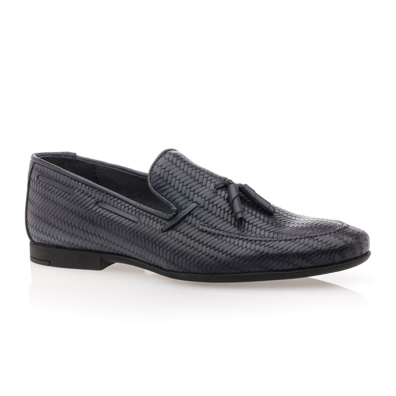 Mocasines/zapatos náuticos azules para hombre