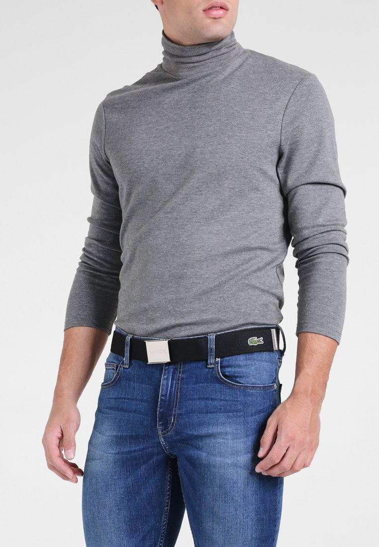 Lacoste BELT CONCEPT - Cintura - nera