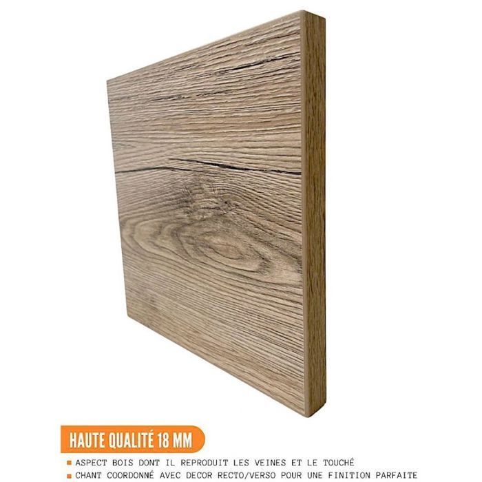 Cuisine complète ECO Noyer Blanchi 240 cm - Cuisineandcie