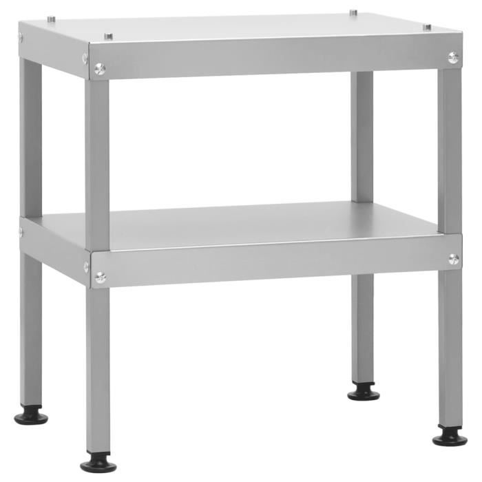 vidaXL Table for smoker/oven 40x28x44.5 cm galvanized steel 364747