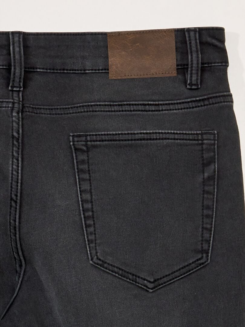 Calça jeans slim - CINZA