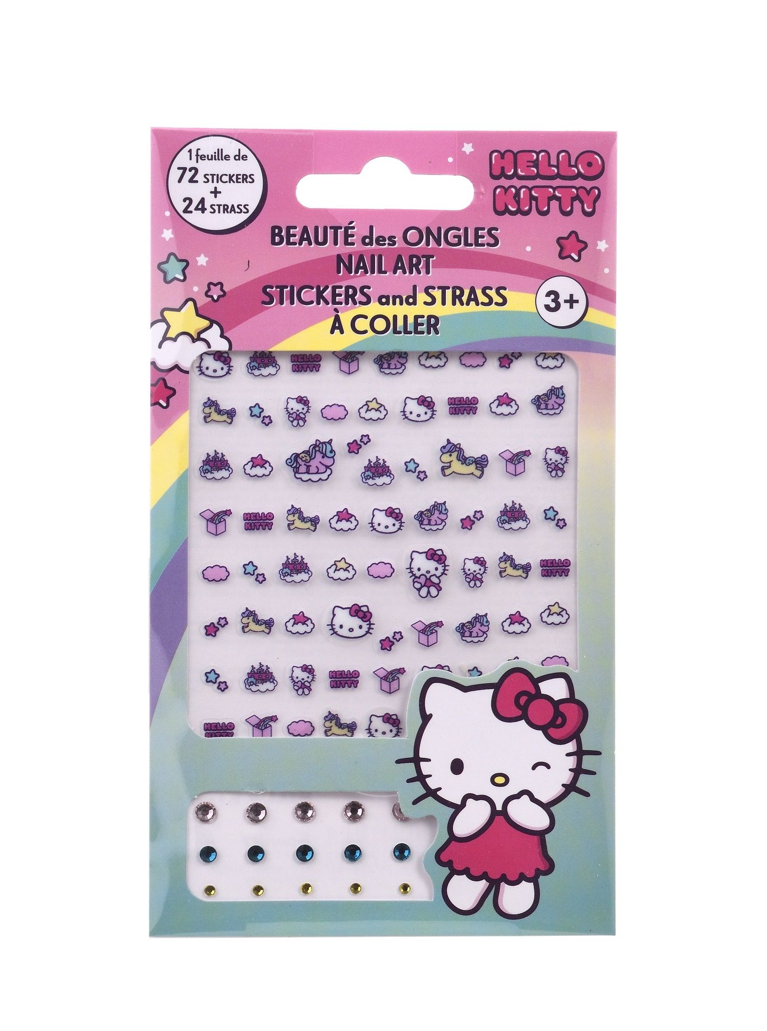 Nalepke in okrasni kamni Hello Kitty za okrasitev nohtov Okraševanje nohtov in poslikava nohtov