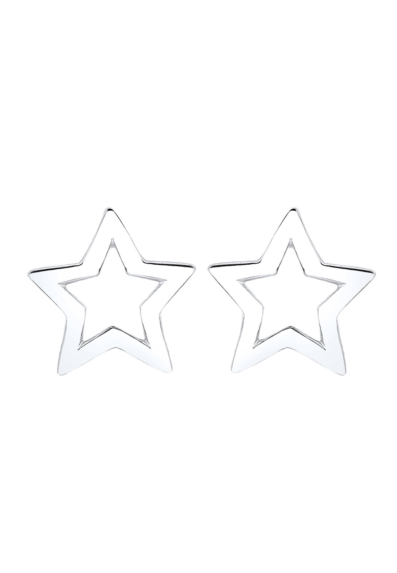 Elli Femme Motif Étoile Classique avec Émail en Argent Sterling 925
