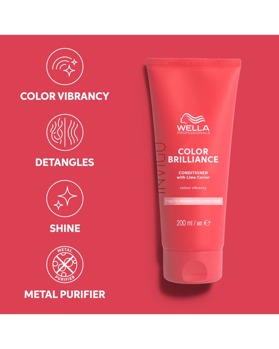 Μαλακτική κρέμα WELLA PROFESSIONALS INVIGO Color Brilliance για βαμμένα και λεπτά μαλλιά