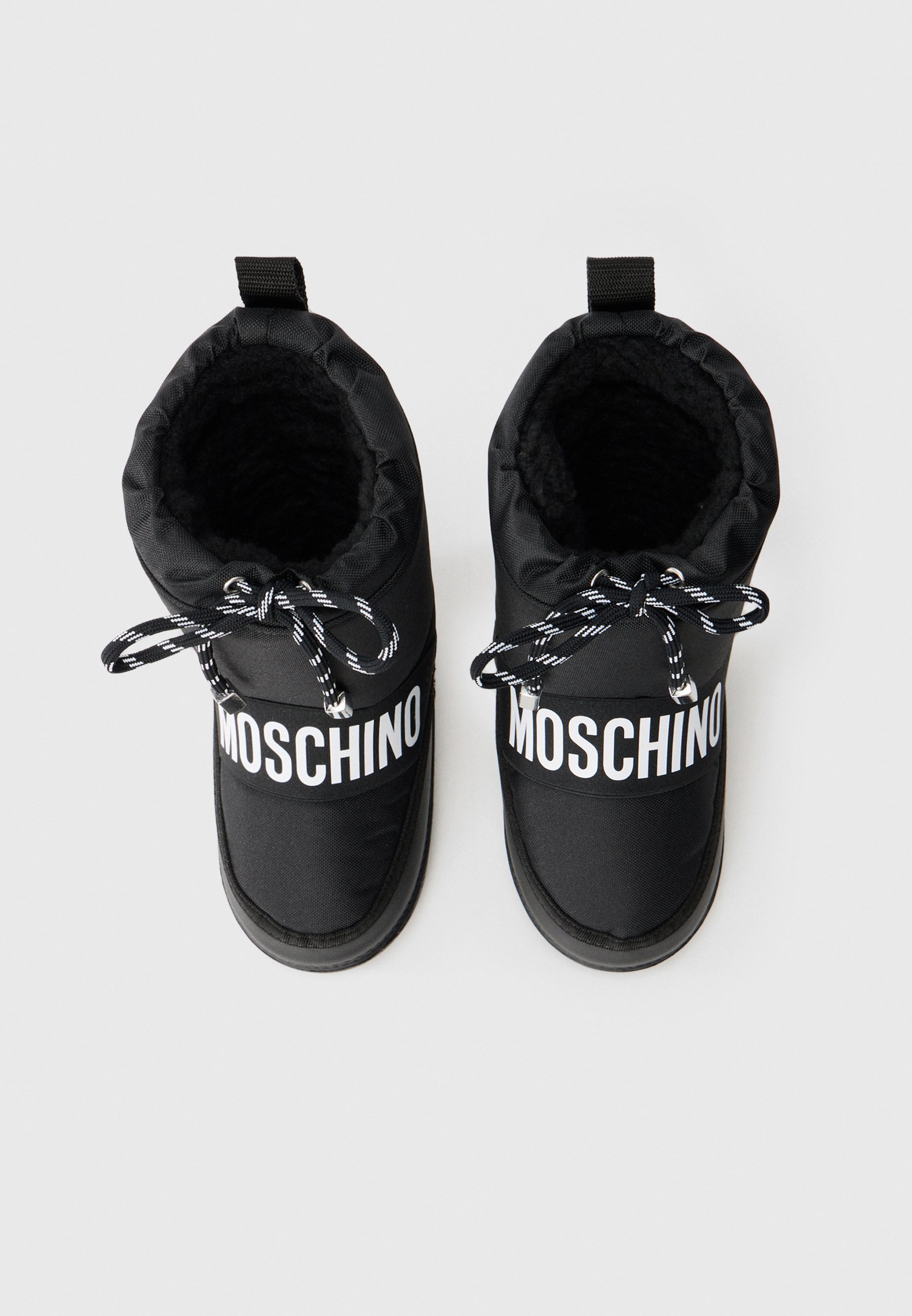 MOSCHINO UNISEX - Winterlaarzen - zwart/wit
