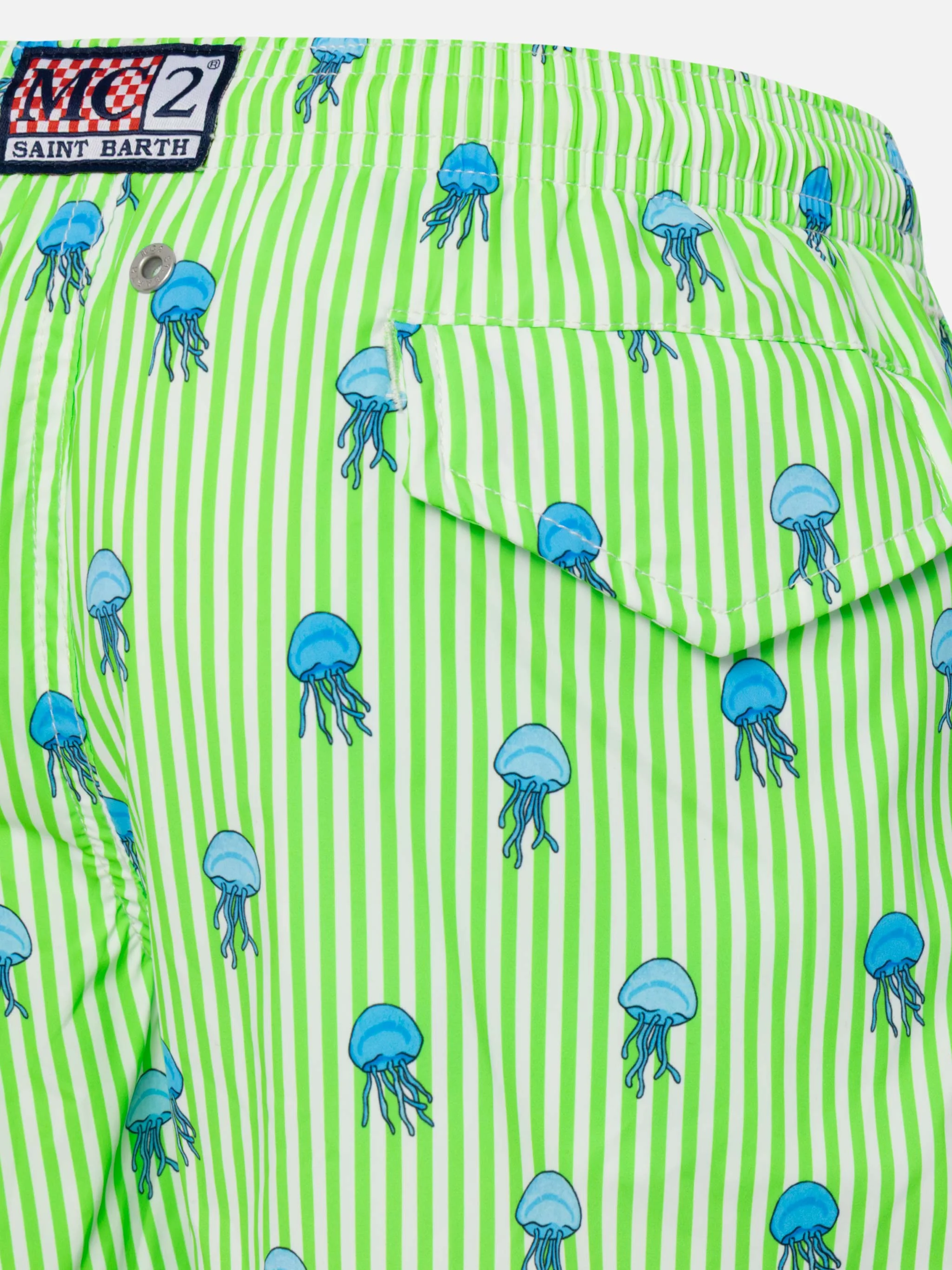 Comfortabele en lichte zwemkleding met inktvisprint