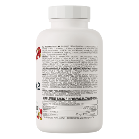 OstroVit Vitamin D3 4000 IE + K2