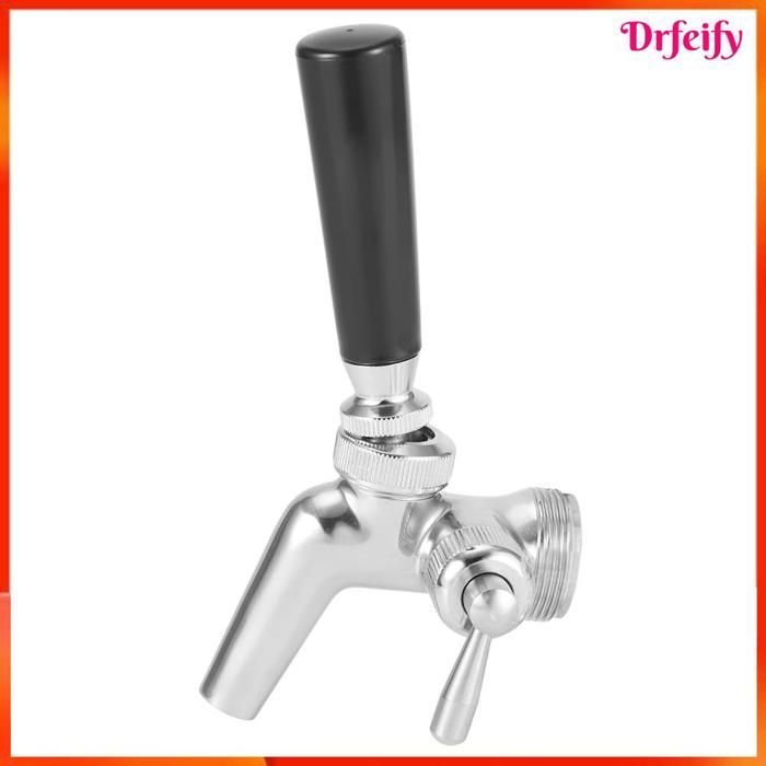 Grifo de cerveza Akozon para barril, grifo de cerveza ajustable, estructura de cobre, accesorios de cerveza de mesa.