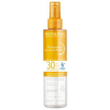 Bioderma Photoderm Eau Solaire Bron SPF30 aurinkovoidevesi 200 ml