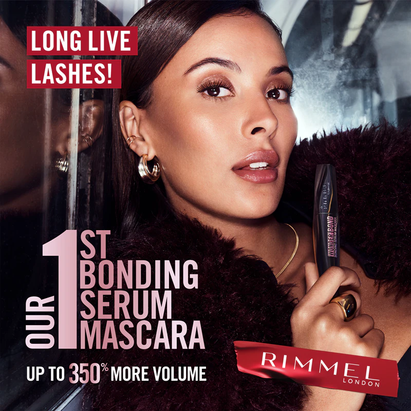 Rimmel Wonder'Bond maskara na zahusťovanie a predlžovanie pre rast mihalníc