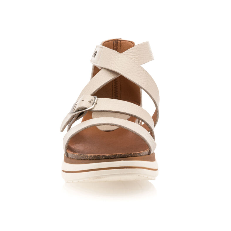 Beige sandaler / sko med åpen tå til dame