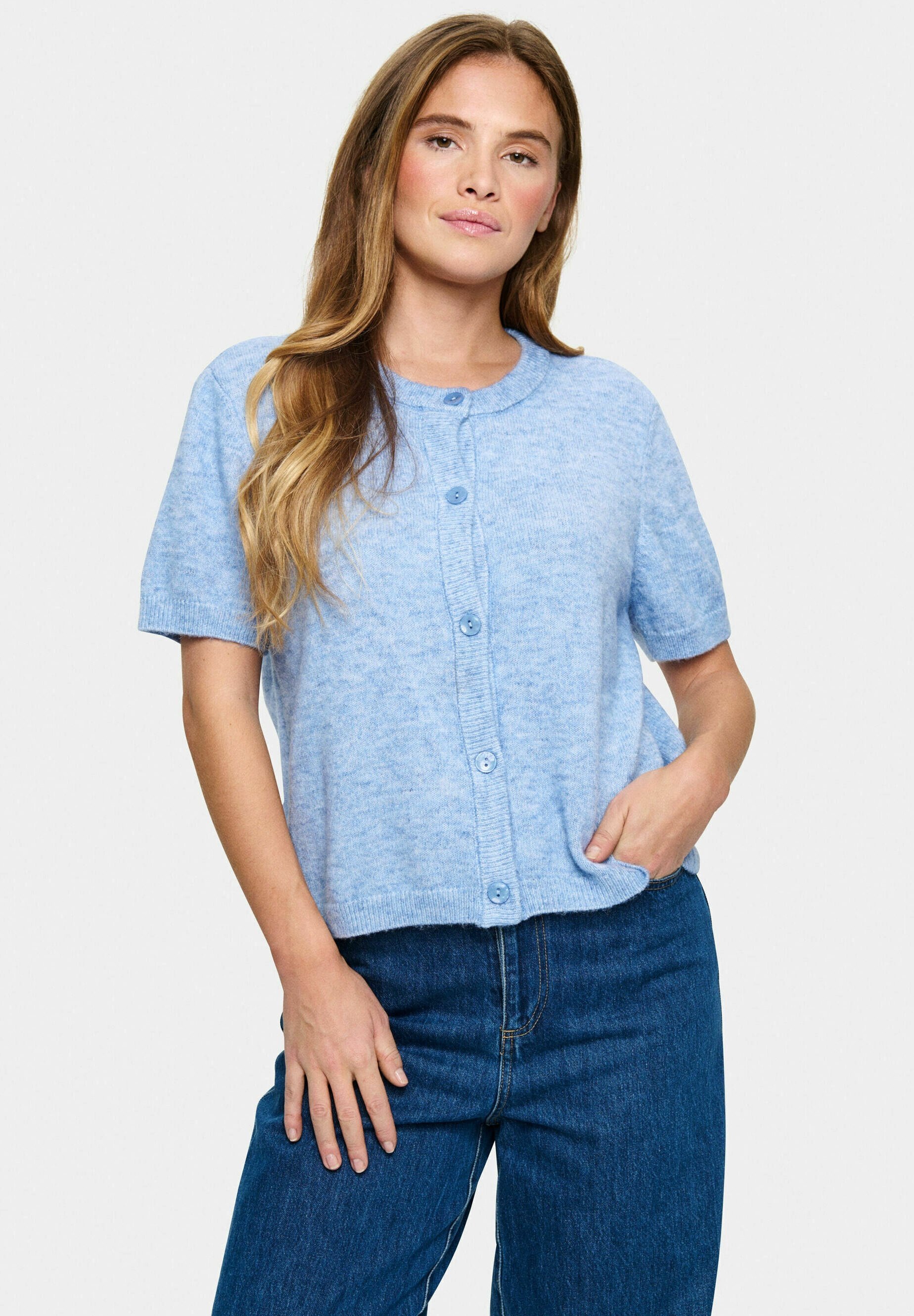 Saint Tropez ZANETT - Cardigan - hydrangea melange
