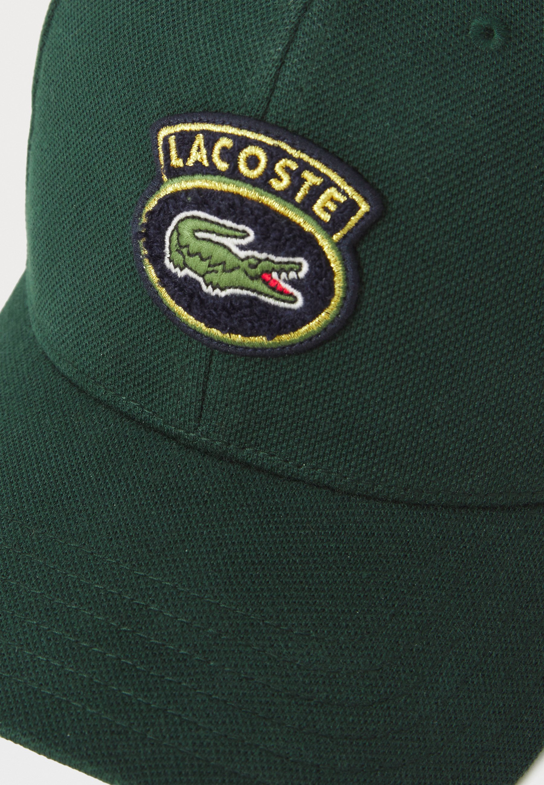 Casquette Lacoste à écusson unisexe - Sinople