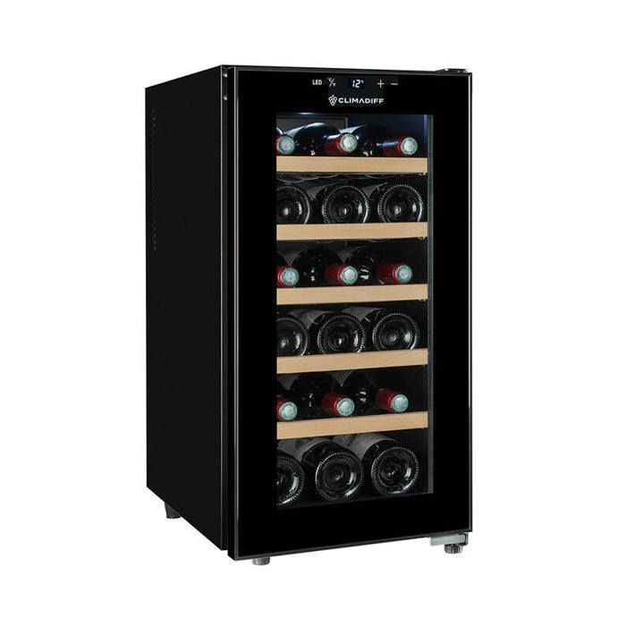 CUVEE18 – Cave à vin – Climadiff – 18 bouteilles – 1 zone – 34,5 × 48,5 × 67,0 cm – Classe E – 22 dB