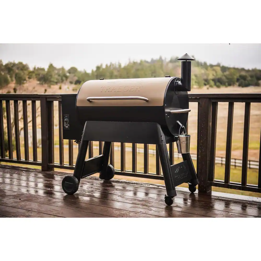 Ψησταριά Pellet Pro Series 34 σε μπρονζέ χρώμα