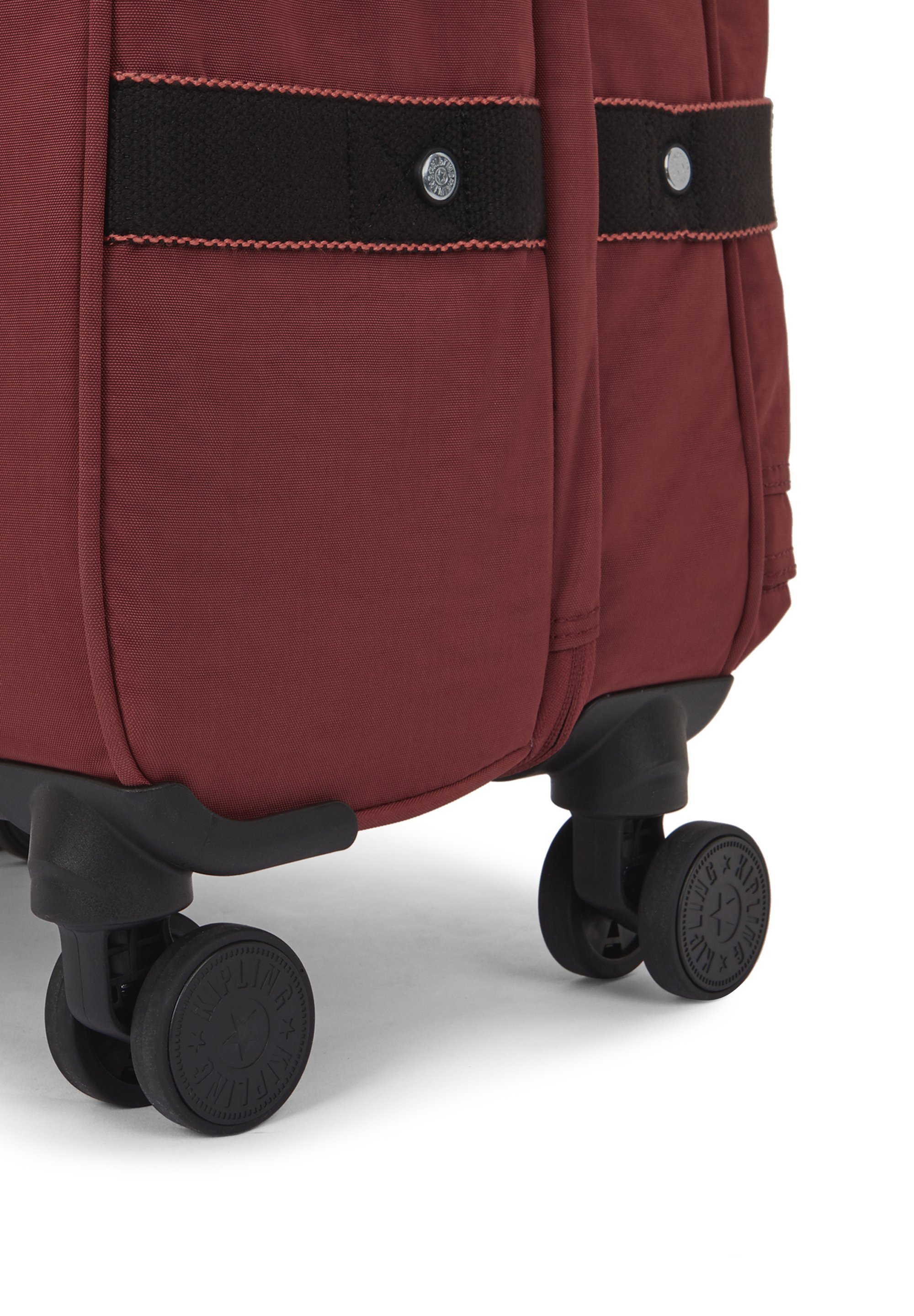 Kipling BASIC SPONTANEOUS ROLLEN TROLLEY - Lagaminas su ratukais - blizgantis rūdžių spalvos