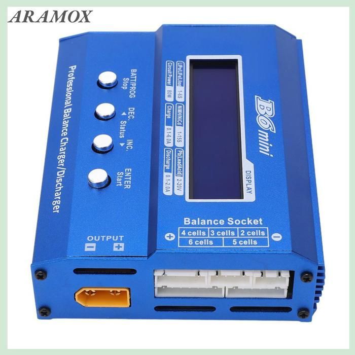 Cargador de batería inteligente de aleación de aluminio con pantalla LCD, para carga de coche, CC 11-18V