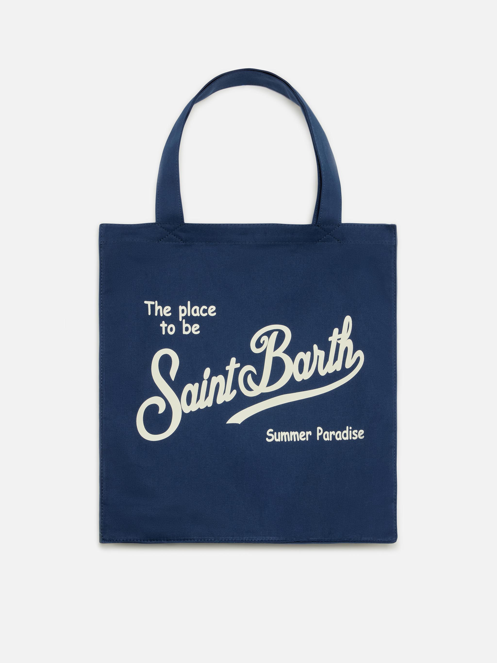 Essentiële katoenen tas met Saint Barth-logo