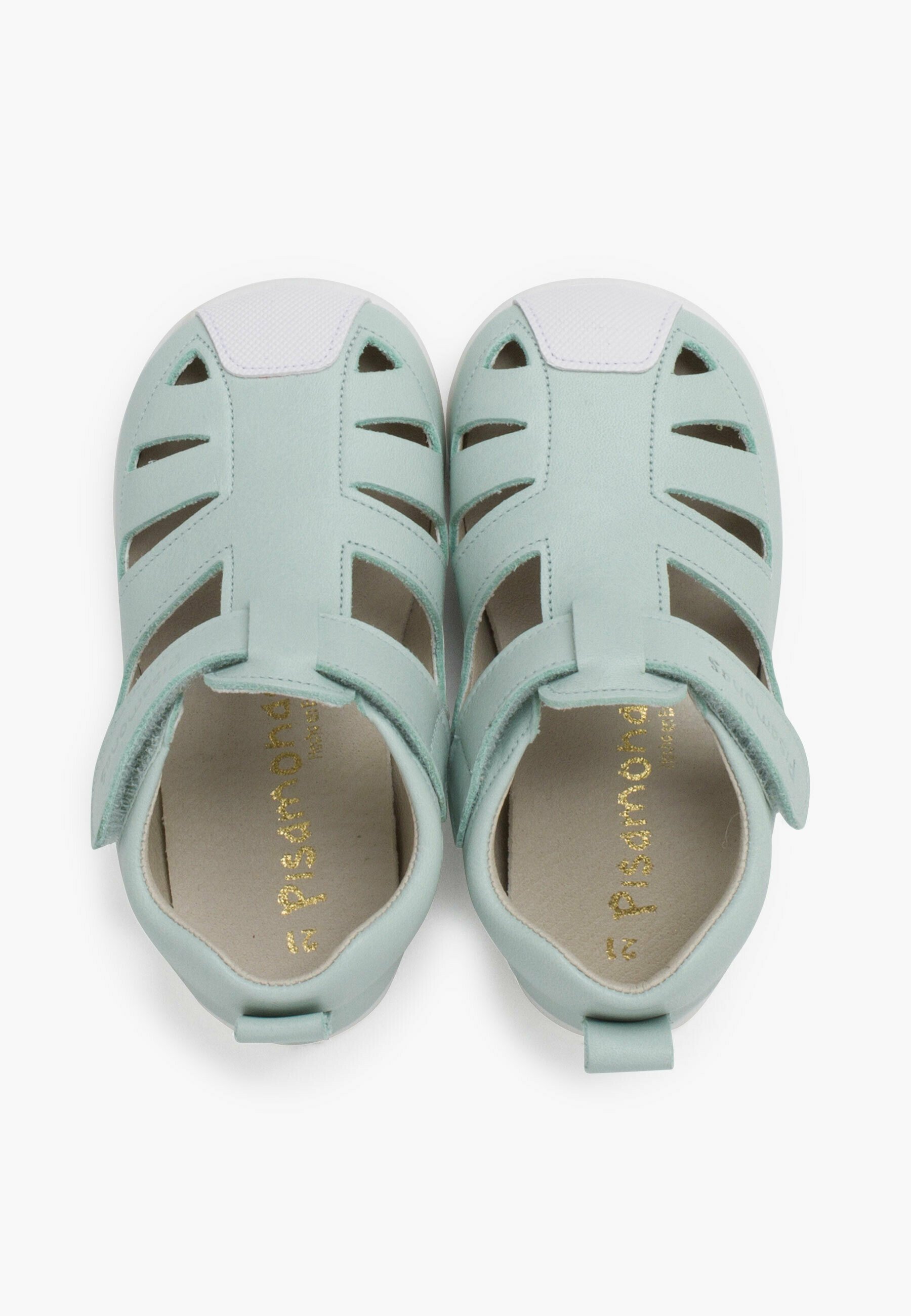 Pisamonas First Shoes - mátově zelené