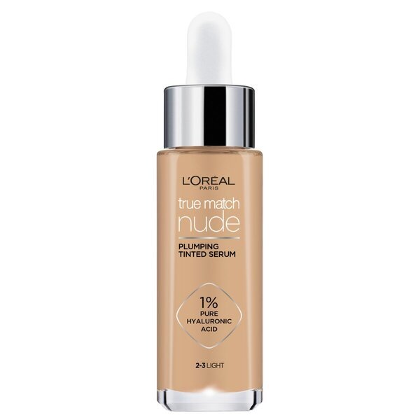 L'Oréal Paris True Match Nude 2-3 Light Volumegevend tonirani serumski puder<br>30ml