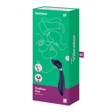 Satisfyer Endless Fun Multi Vibrator Multifunctionele gebogen vibrator 1 stuk 1 stuk