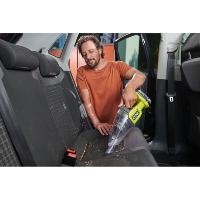 RYOBI - Aspirateur à main 18V ONE+ - 29 AW - 1000 L/min - 0,85 m3/min - collecteur 600 ml - Disponible - RHV18-0