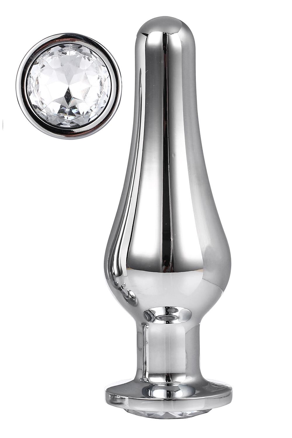 Dream Toys Gleaming Love Silver Pleasure Plug L