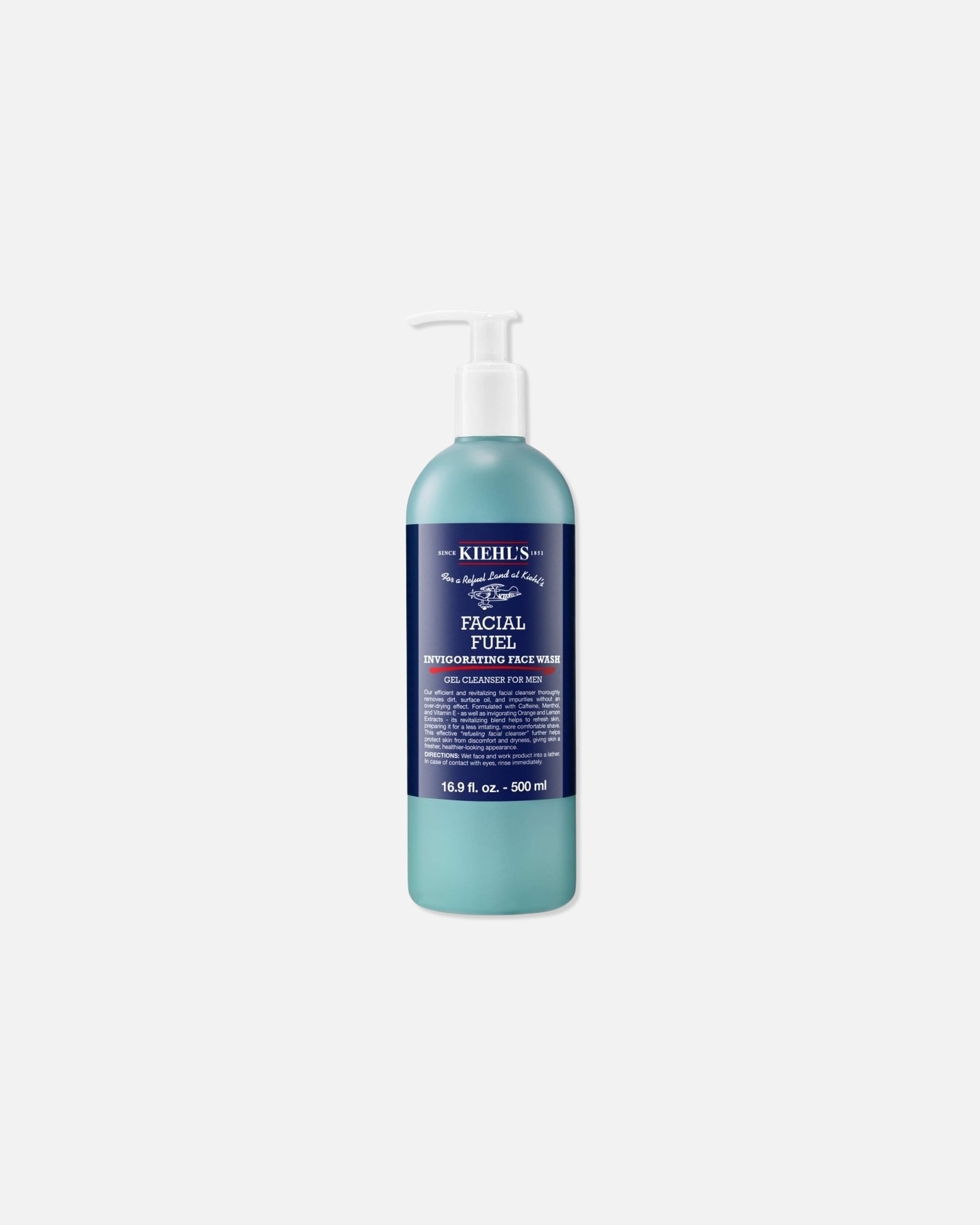 Kiehl's Facial Fuel poživljajoči čistilni gel - 75 ml