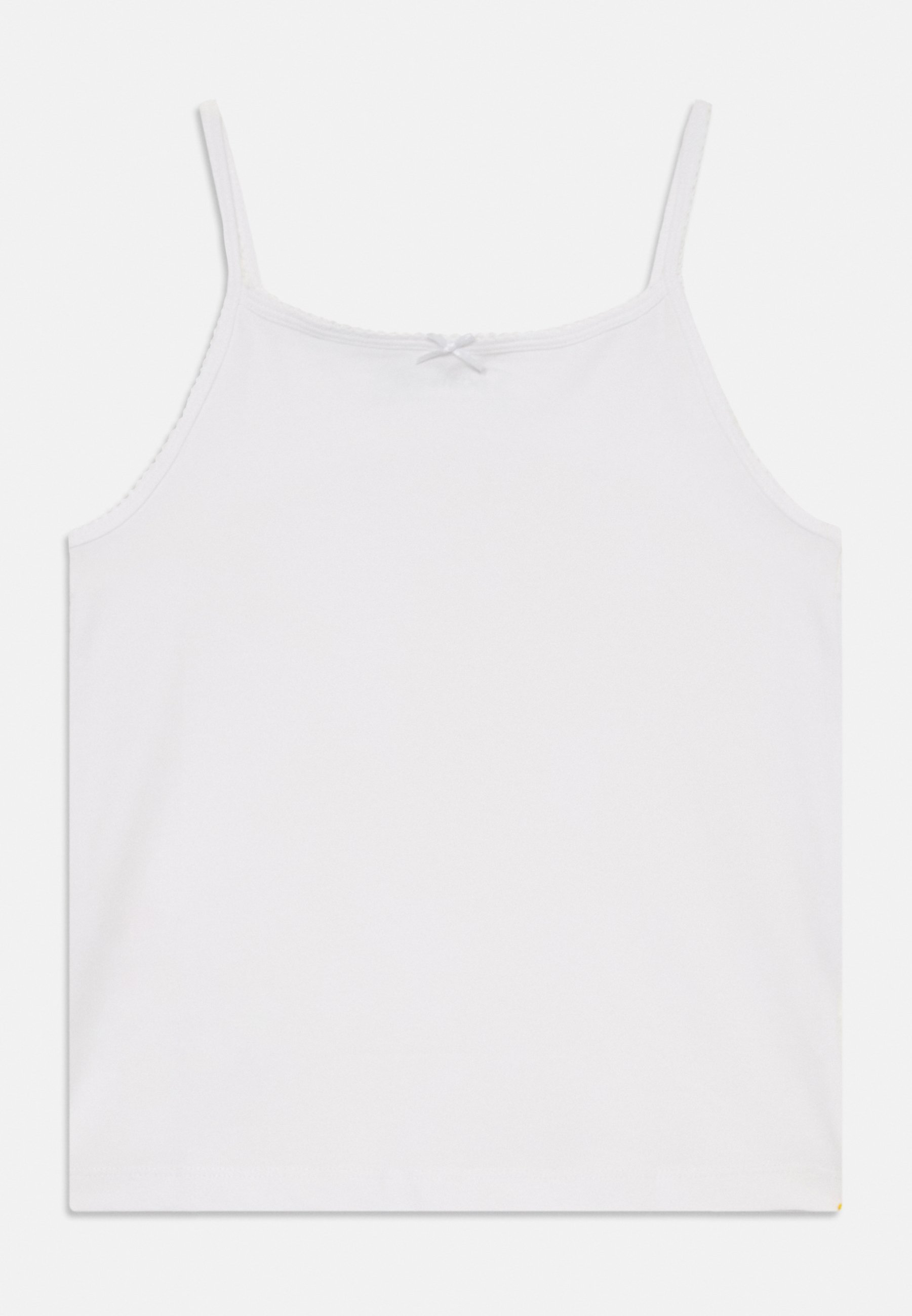 Friboo 5-pack vest met strik - Onderhemd - wit