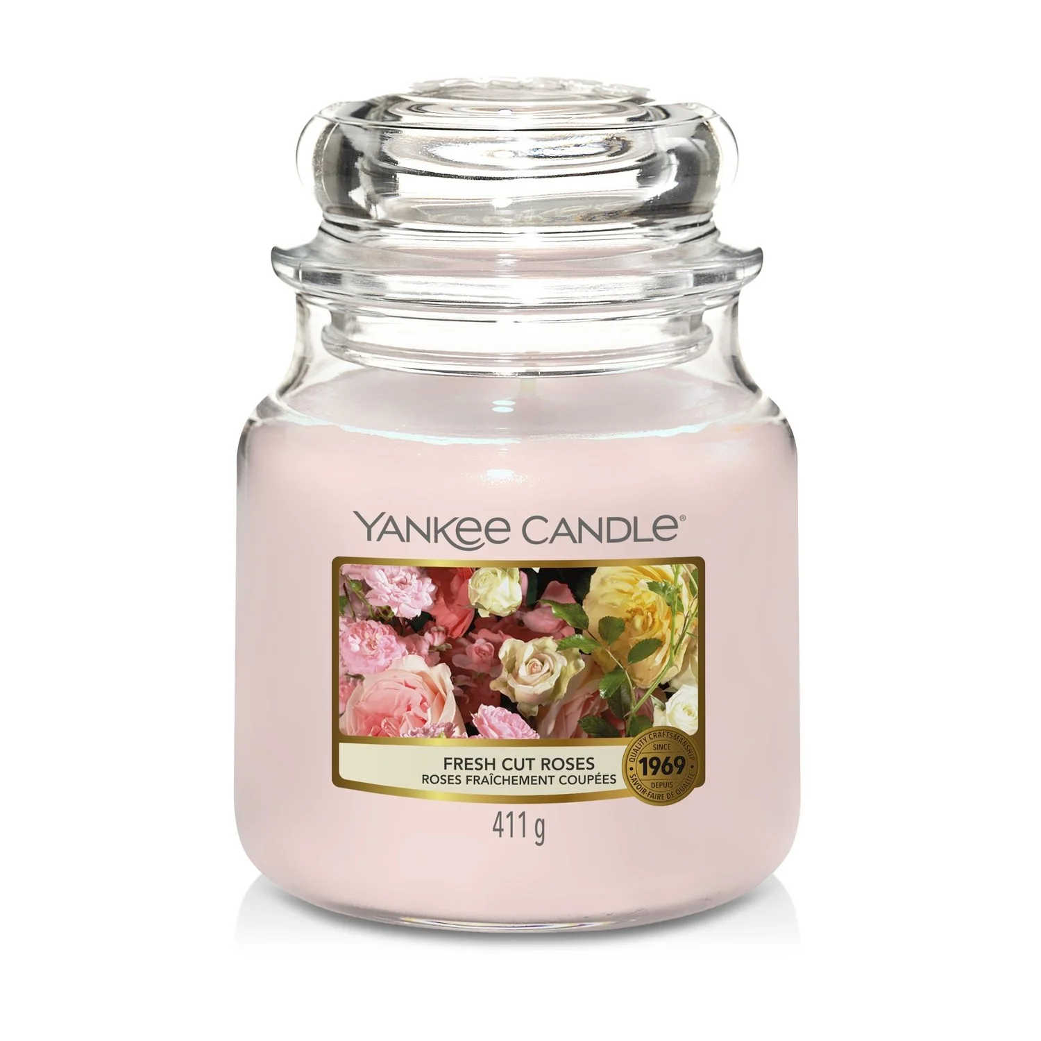Jar Candles Fresh Cut Roses - Candela Profumata