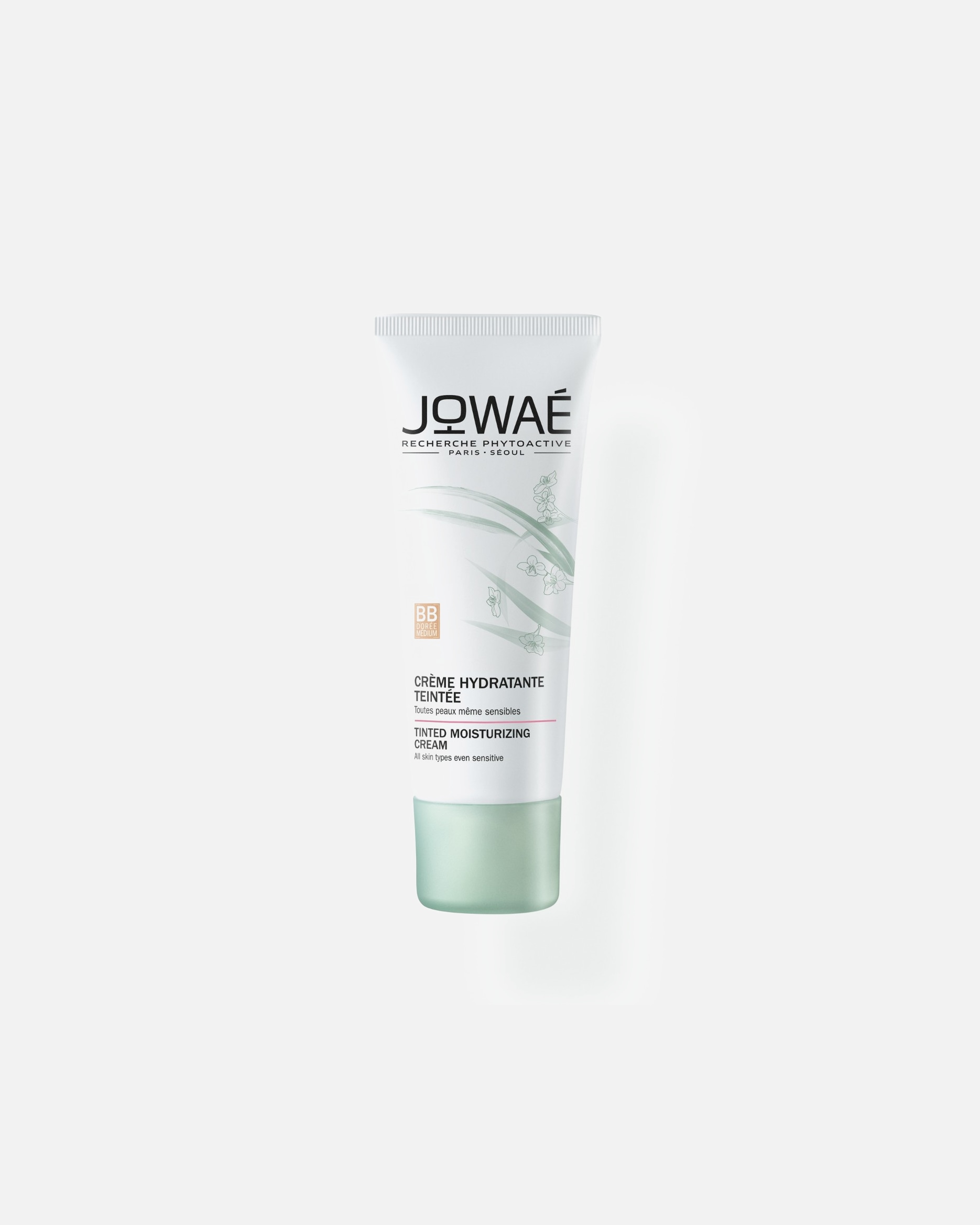 Jowaè Crème Hydratante Teintée Dorée à l'Eau de Fleurs de Sakura