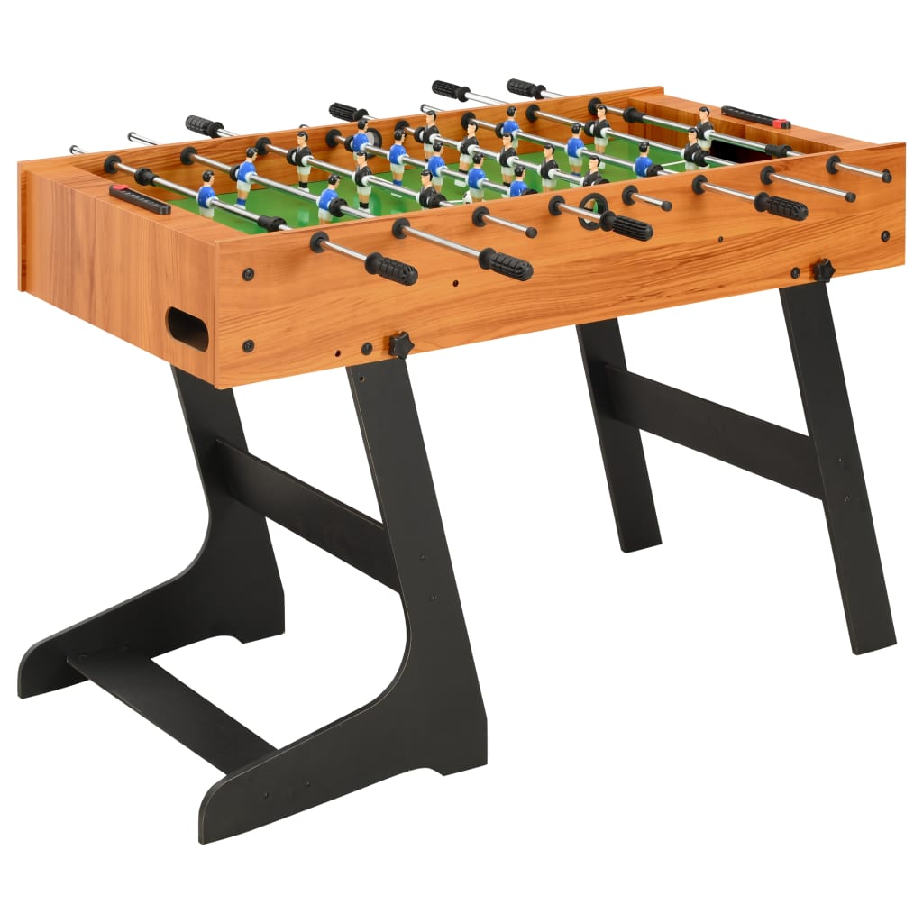Vidaxl ljusbrunt fotbollsbord