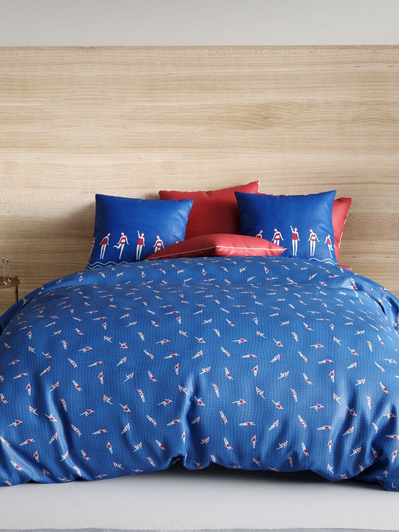 Juego de cama completo - doble - AZUL