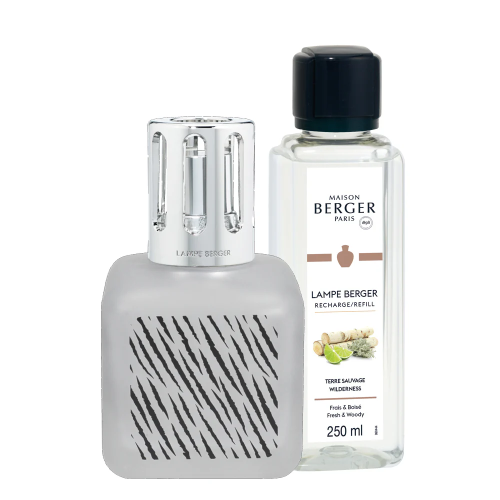 Lampe Coffret Glaçon Zebra - Cofanetto con Lampada, Lampada Catalitica