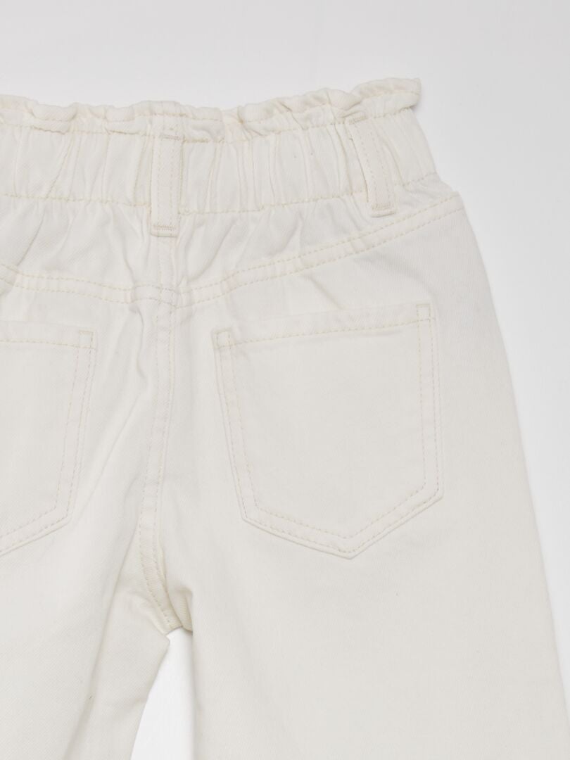 Mom fit jeans - WIT