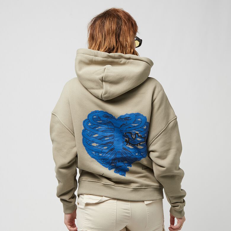Sudadera corta con capucha de la Isla de los Corazones Rotos