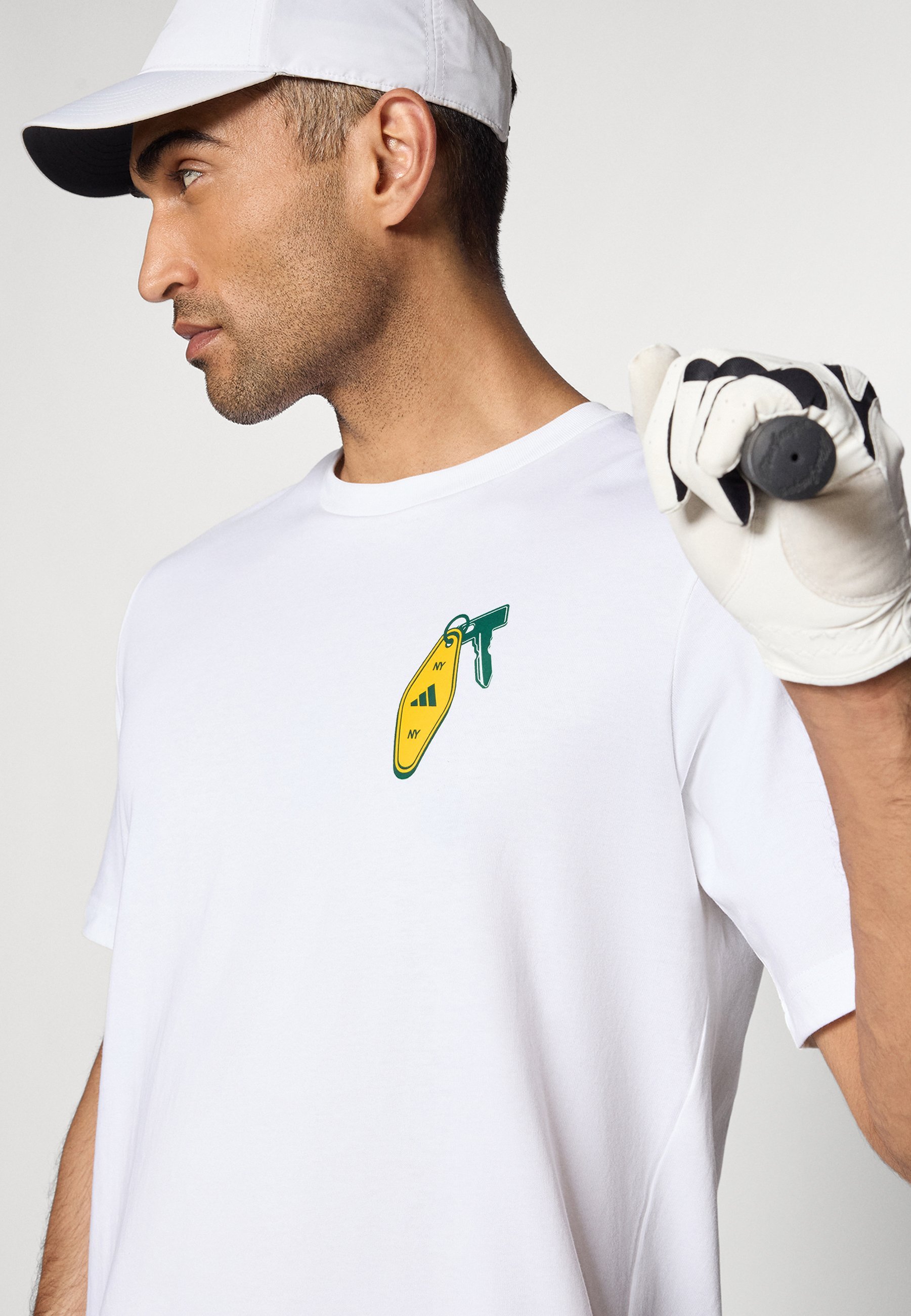 adidas Golf CHIP - T-shirt met print - wit