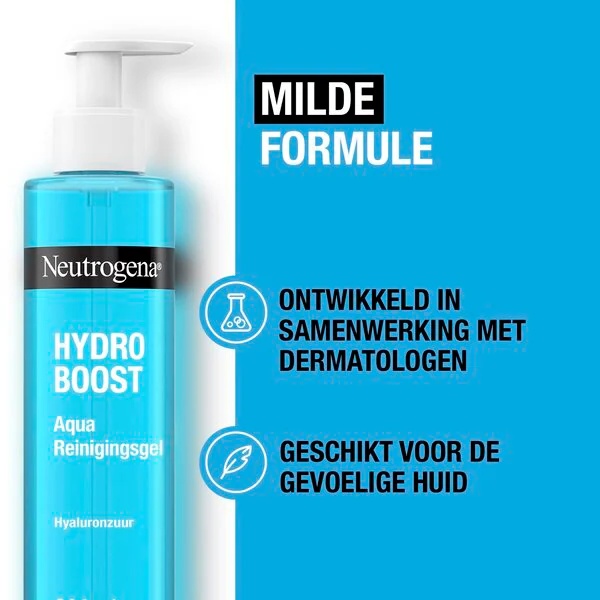 Neutrogena Hydro Boost Aqua tīrīšanas želeja<br>200ml - visiem ādas tipiem + jutīgai ādai