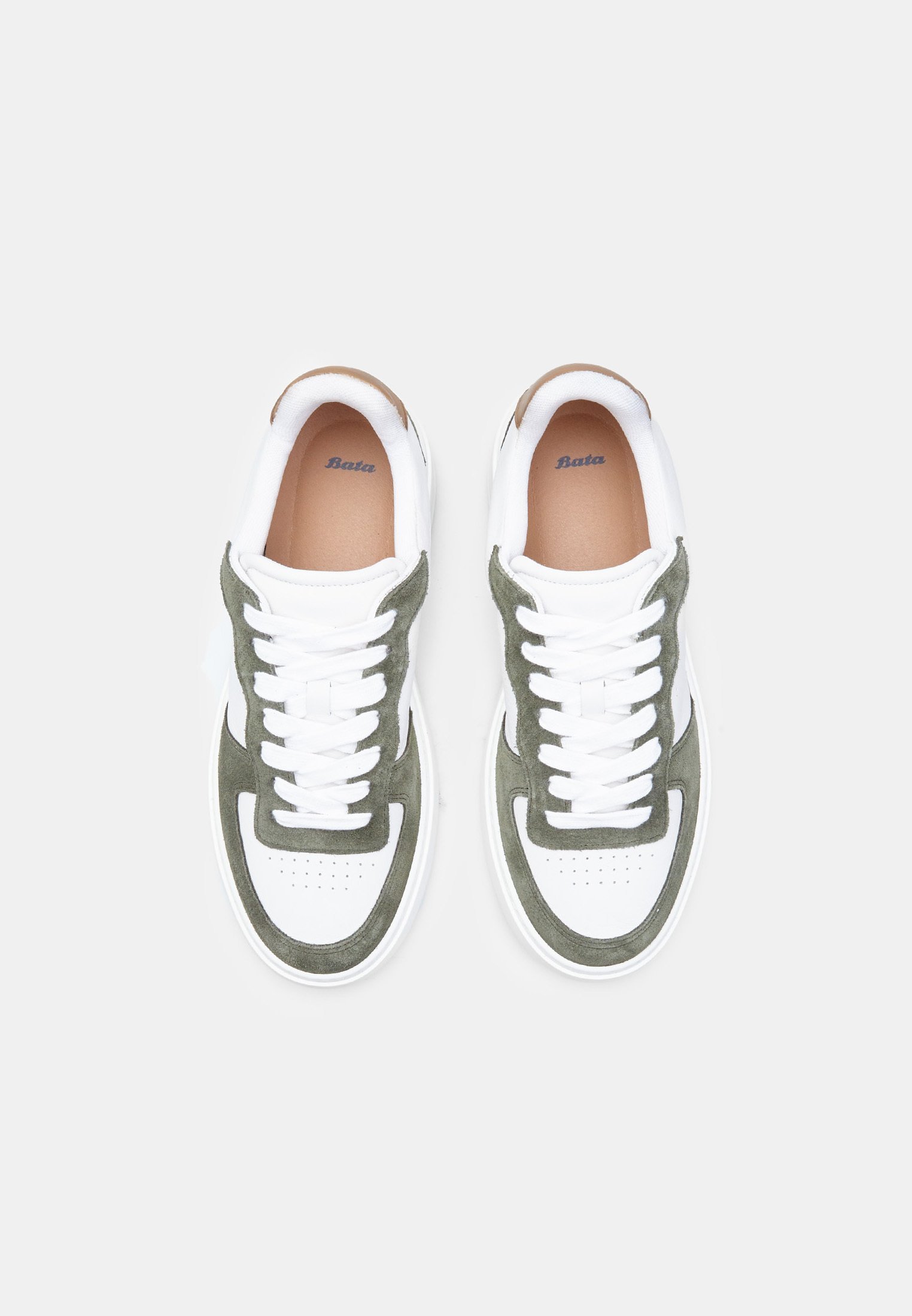 Bata Trainers - bianco verde