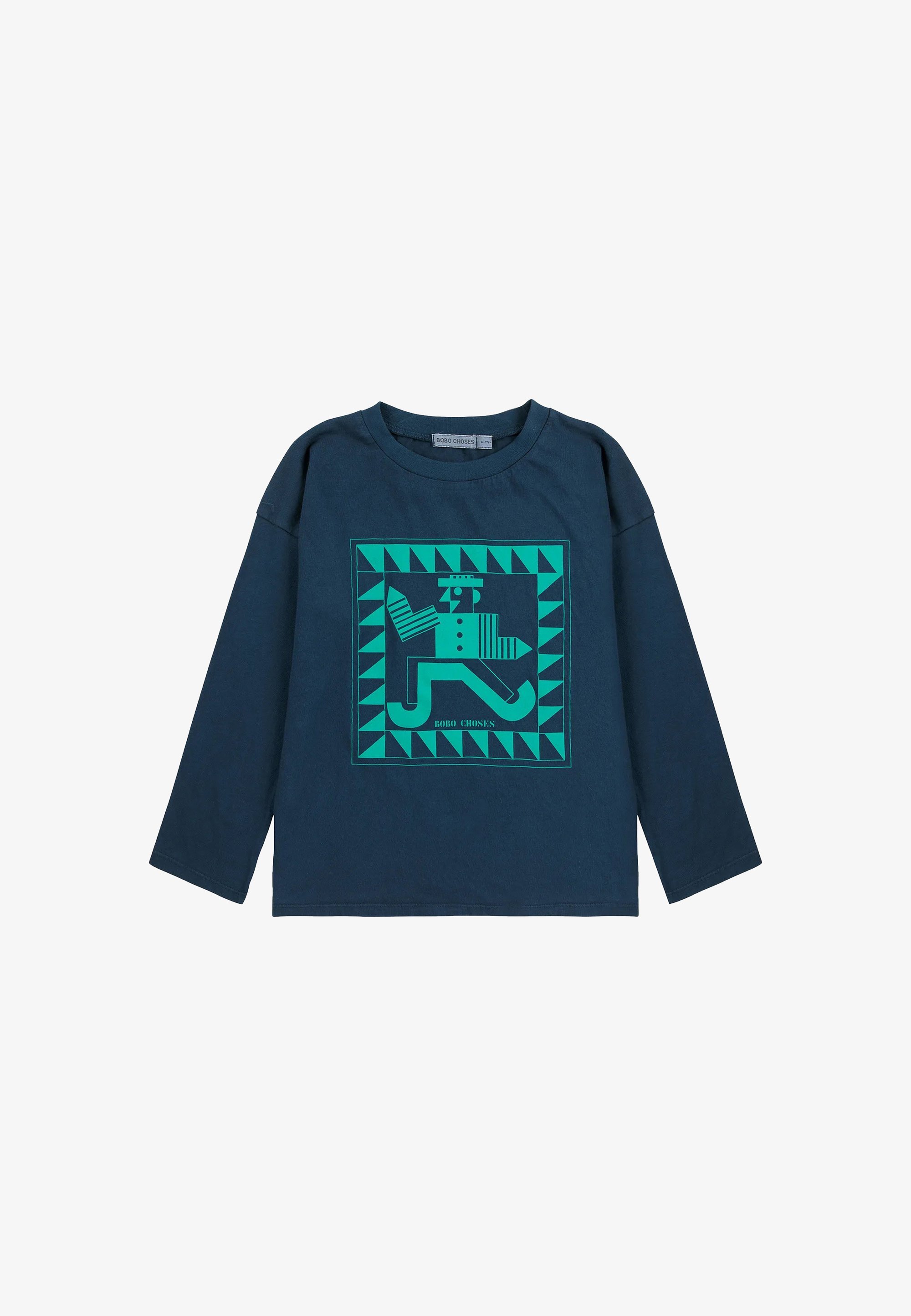 Bobo kiest voor MR PENCIL UNISEX - Top met lange mouwen - middernachtblauw