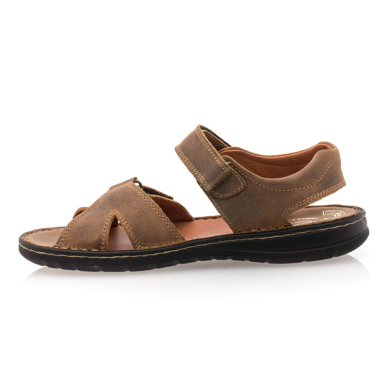  Sandali da uomo marroni / Scarpe aperte in punta