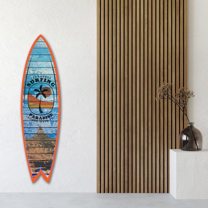 Decorative surfboard from the moors