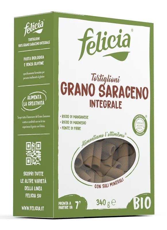 Felicia biologische glutenvrije boekweit tortiglioni 340 g